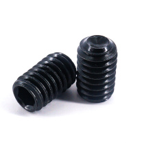 Hot Sale DIN 913 Stainless Steel/Carbon Steel Black Oxide Hex Socket Set Screws with Flat Point